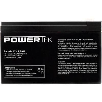 Bateria Selada 12V 7,2ah EN014 Powertek