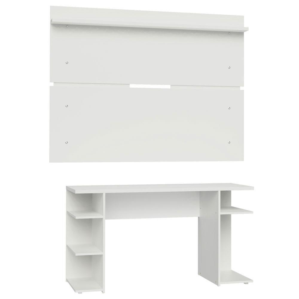Mesa Para Computador Gamer e Painel Tv - Branco - 2