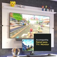 Mesa Para Computador Gamer e Painel Tv - Branco - 8