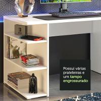 Mesa Para Computador Gamer e Painel Tv - Branco - 6