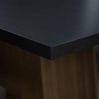 Conjunto Sala De Jantar Madesa Medelin Mesa Tampo De Madeira Com 6 Cadeiras Preto/rustic/sintpreto