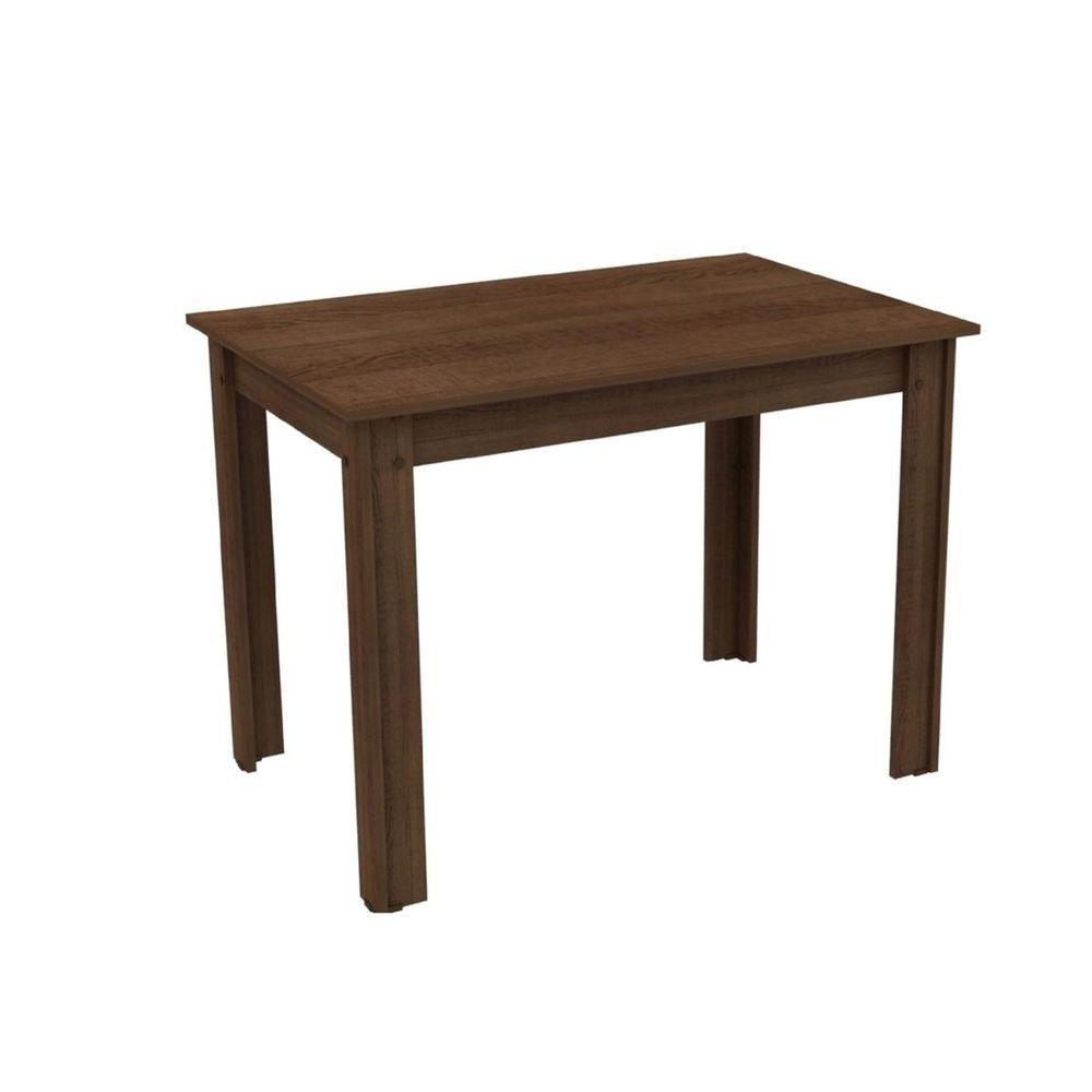Mesa Retangular Rustic Tampo de Madeira Madesa 5258 - 1