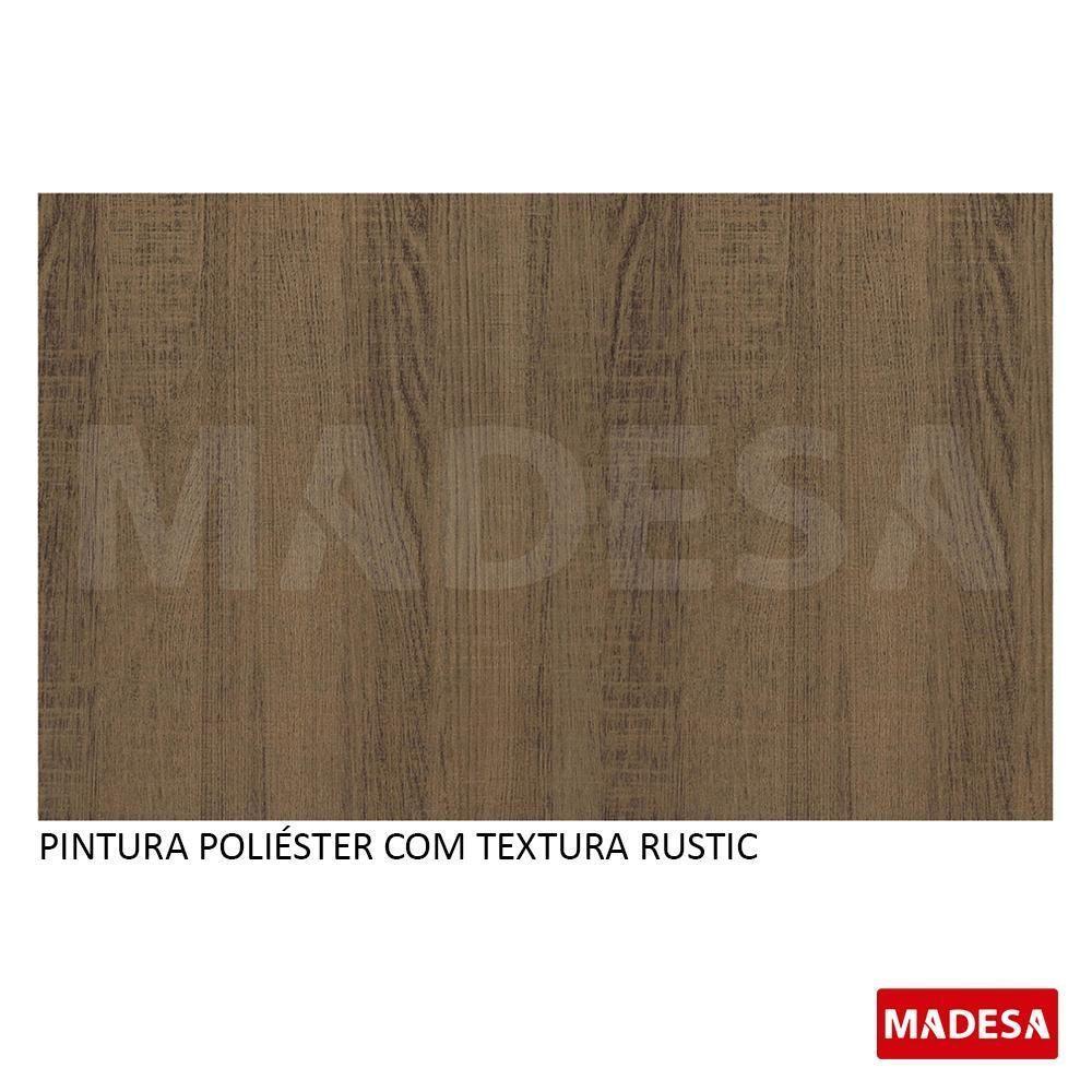 Mesa Retangular Rustic Tampo de Madeira Madesa 5258 - 2