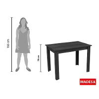 Mesa Retangular Rustic Tampo de Madeira Madesa 5258 - 4