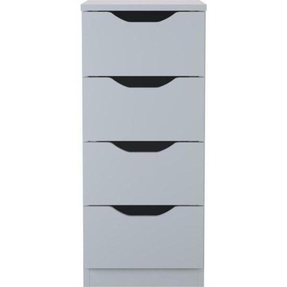 Gaveteiro Com 4 Gavetas Multivisão Branco [f002] - 2