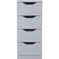 Gaveteiro Com 4 Gavetas Multivisão Branco [f002] - 2