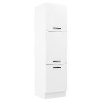 Paneleiro Agata 60 Cm 3 Portas - Branco Rustic/branco - 1