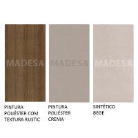 Conjunto Sala De Jantar Madesa Medelin Mesa Tampo De Madeira Com 6 Cadeiras - Rustic-crema-bege Rustic-crema-sint Bege - 6