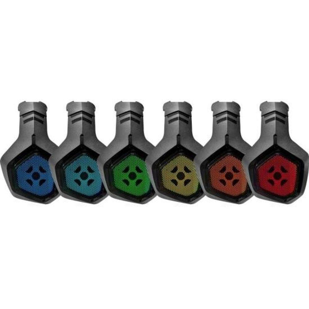 Headset Gamer Fortrek Black Hawk P2 + Usb Rgb Preto [f002] - 3