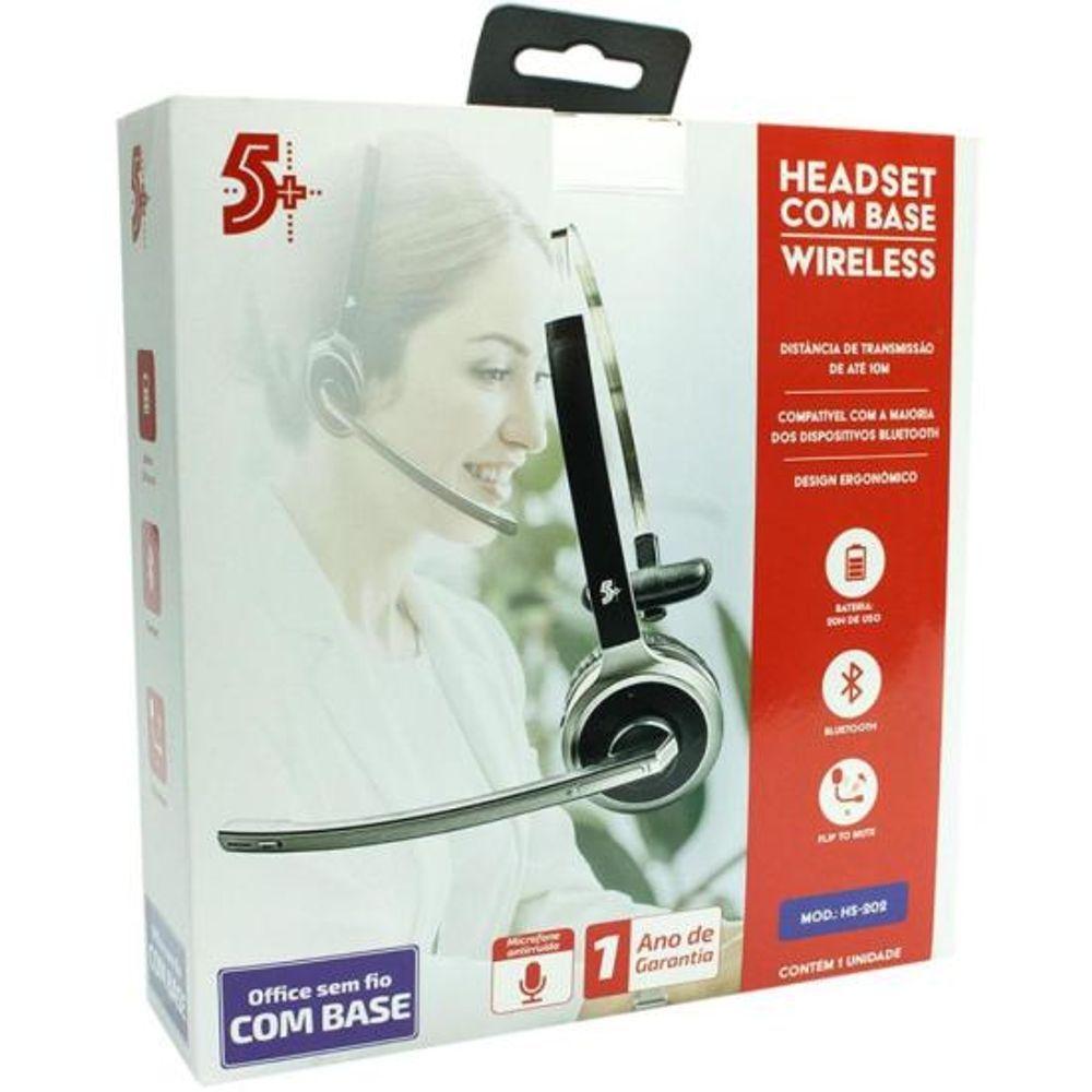 Headset Sem Fio Bluetooth Hs-202 5+ [f002] - 6