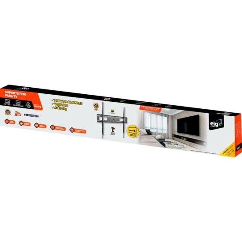 Suporte Para Tv Fixo Elg N01v8 55-100 Preto [f002] - 4