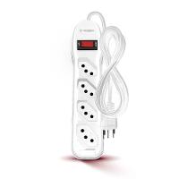 Filtro De Linha Circuit Breaker 4 Tomadas Pp 3x0,75 1m 249 Branco [f018] - 1