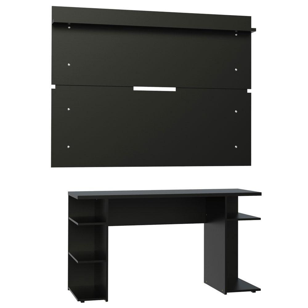 Mesa Para Computador Gamer e Painel Tv - Preto - 6