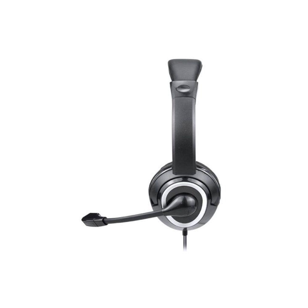 Headset Com Fio Hf600 Conexão P3 E Usb Cabo De 240cm Preto - Ph427 [f018] - 2