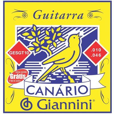 Encordoamento Para Guitarra Canario .010 - Gesgt10 [f018]