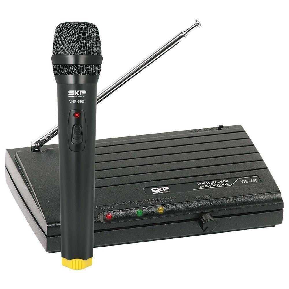 Microfone Sem Fio De Mao Vhf695 [f018] - 1