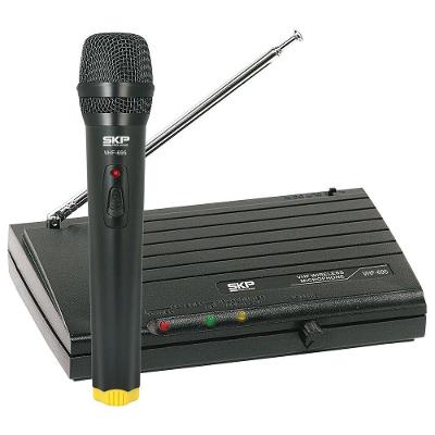 Microfone Sem Fio De Mao Vhf695 [f018]