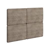 Painel Estofado Solteiro San Miguel Rufato Animalle Chocolate - 1