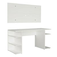 Mesa Para Computador Gamer e Painel Para Tv Até 50 - Branco - 3