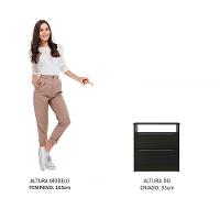 Mesa de Cabeceira Madesa 3227 com 2 Gavetas Preto