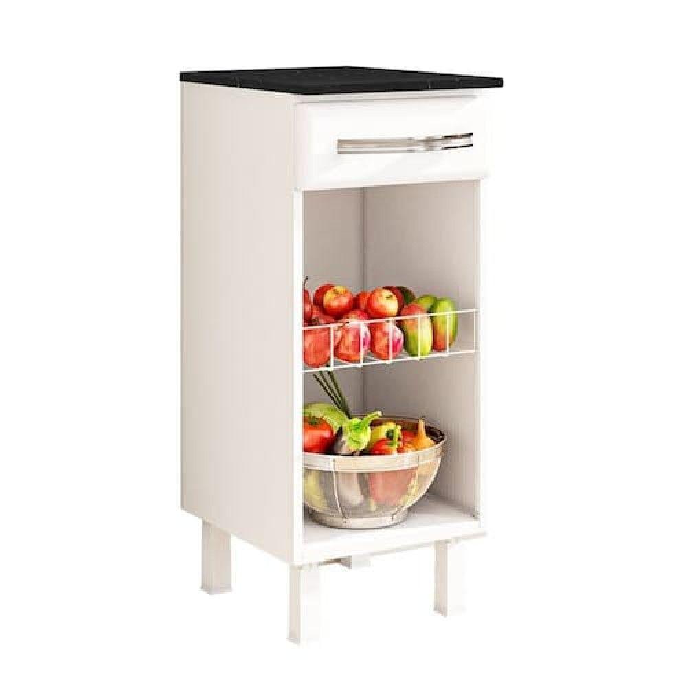 Fruteira 800517 Com 1 Gaveta E 1 Cesto Aramado Telasul Branco - 2