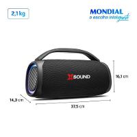 Caixa De Som Boombox Mondial Xsound BX-100-BL 100W Bluetooth Bivolt - 5