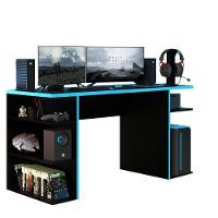 Mesa Computador Gamer Madesa 9409 - Preto/azul Preto - 7