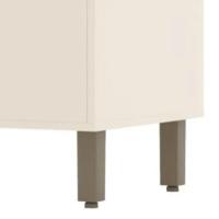 Balcão Henn 1 Porta Sem Tampo Connect C68 Off White - 3