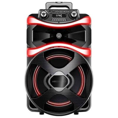 Caixa De Som Amplificada 800W RMS V12 Power Vibesound Preto Bivolt