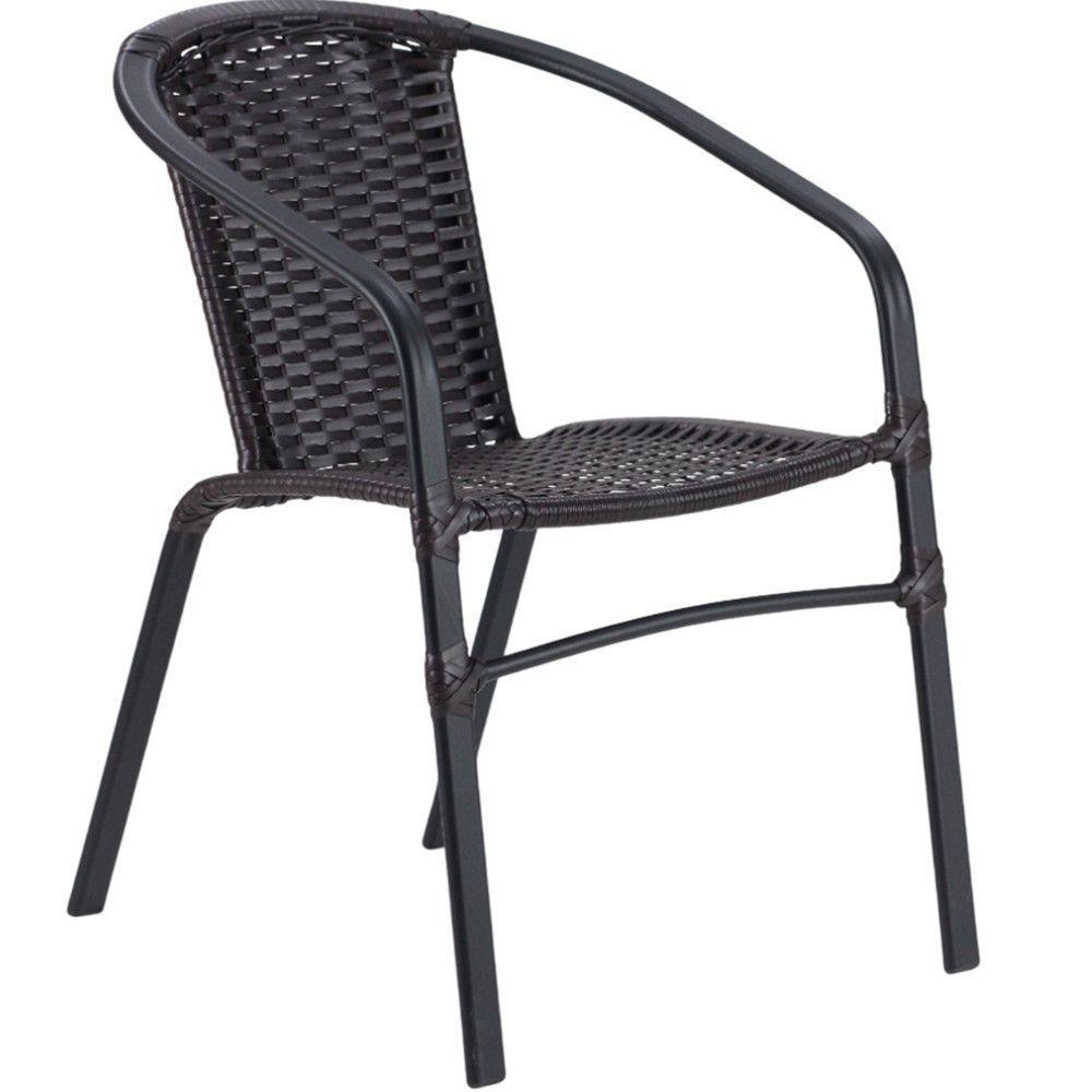 Kit 6 Cadeiras Alumínio E Mesa Tampo Varanda Jardim Piscina Argila - 3