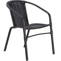 Kit 6 Cadeiras Alumínio E Mesa Tampo Varanda Jardim Piscina Argila - 3