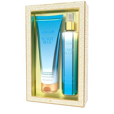 Pokoloka Kit Loção Body Splash Sunlit Blue 250ml + Body Lotion 240ml