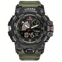 Relógio Licarr Top Luxury - Cronômetro à Prova D'água, Quartzo 9532 Verde - 1