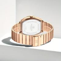 Relógio Masculino Quartzo Com Pulseira De Aço Inoxidavel Impermeavel 3atm Rosa Dourado - 3
