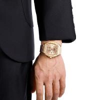 Relógio Masculino Quartzo Com Pulseira De Aço Inoxidavel Impermeavel 3atm Rosa Dourado - 4