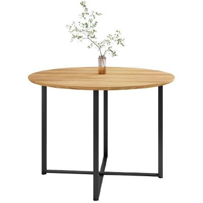 Mesa Redonda Renata 1m Artefamol Preto Fosc