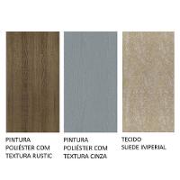 Conjunto Sala De Jantar Mesa Tampo De Madeira 6 Cadeiras Rustic/cinza/imperial Britney Madesa - 5