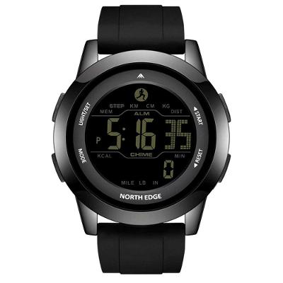 Relógio Digital Masculino Esportivo Apollo À Prova Da Água 50m Multifuncional Preto