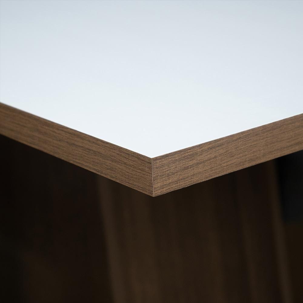 Conjunto Sala De Jantar Mesa Tampo De Madeira 6 Cadeiras Rustic/branco/imperial Britney Madesa - 8