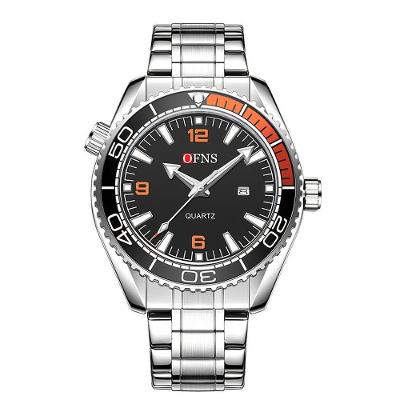 Relógio De Aço Inoxidável Masculino - Design Elegante Para Negócios Preto