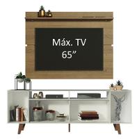 Rack Madesa Cancun com Pés e Painel para Tv até 65 Polegadas - 6