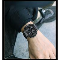 Relógio Digital Masculino Dupla Exibição à Prova D'água 5atm Preto - 2