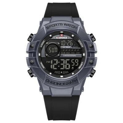 Relógio Multifuncional Masculino Digital Design Esportivo A Prova D´agua 3atm Preto Cinza