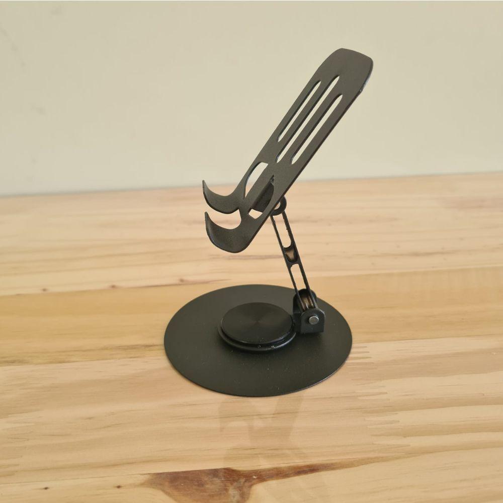 Suporte De Mesa Giratório 360º Para Celular E Tablet Dobrável Ajustável E Ideal - 5