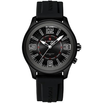 Relógio De Quartzo Masculino Mostrador Simples Casual 30m à Prova D'água Preto