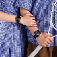 Relógio De Quartzo Masculino Mostrador Simples Casual 30m à Prova D'água Preto - 3