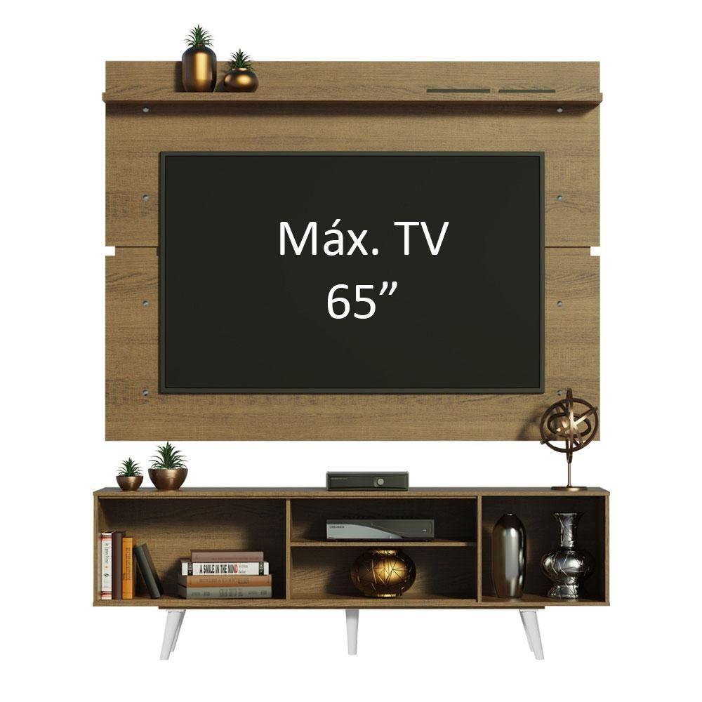 Rack Madesa Dubai e Painel para Tv até 65 Polegadas com Pés - 3