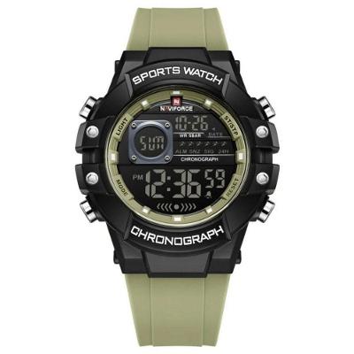 Relógio Multifuncional Masculino Digital Design Esportivo A Prova D´agua 3atm Bege