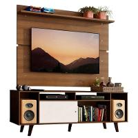 Rack Madesa Cancun com Pés e Painel para Tv Até 65'' Rustic - 1
