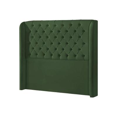 Cabeceira King Estofada Londres 195cm Imponente Veludo Verde